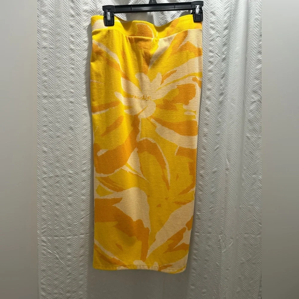 Zara Orange Cotton Midi Skirt
NWOT